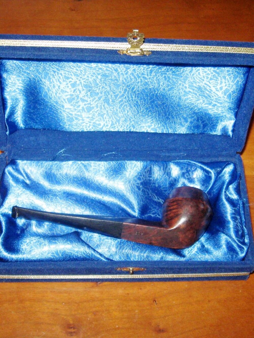 Vintage El Morjane El Kala Algerie 402 w Box Rustic Bulldog Estate Tobacco Pipe